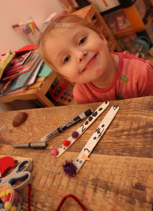 DIY bâtonnets/bâtons de Noël pour enfants