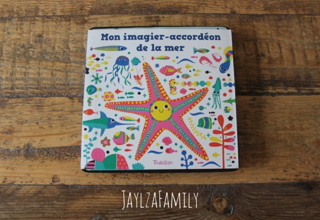 Mes premiers animaux à toucher, Auzou Eveil; on imagier-accordéon de la mer, Tourbillon; Mon imagier des contraires Kididoc, Nathan.