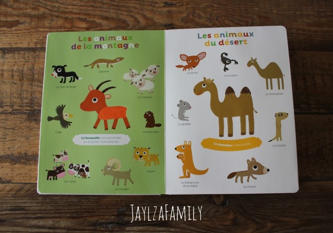 Mes premiers animaux à toucher, Auzou Eveil; on imagier-accordéon de la mer, Tourbillon; Mon imagier des contraires Kididoc, Nathan.