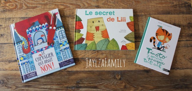 Le chevalier qui disait Non! Gautier Languereau Le secret de Lili Circonflexe Timoto y arrive presque tout seul Nathan