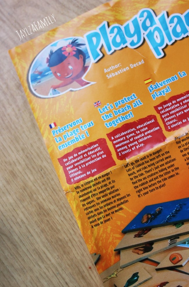 Playa Playa Bioviva Jeu coopératif Fabrication française