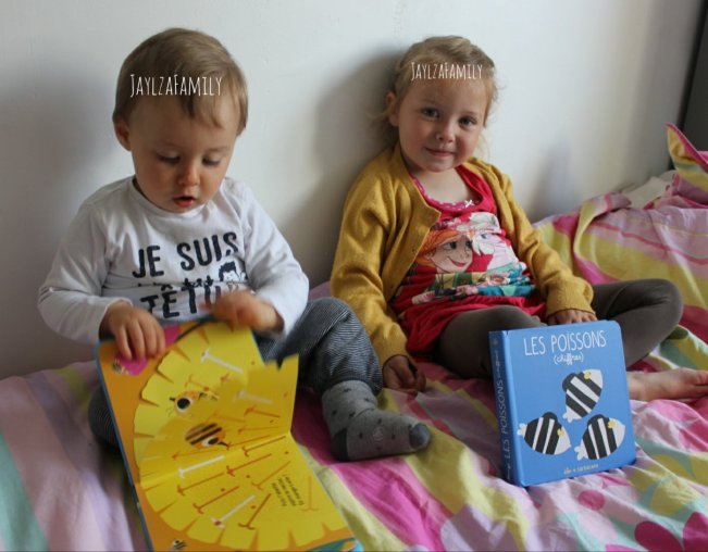 Les poissons (chiffres) Bonjour Abeille Editions Sarbacane