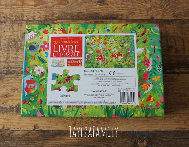 Les Petites Bêtes Livre et Puzzle Editions Usborne