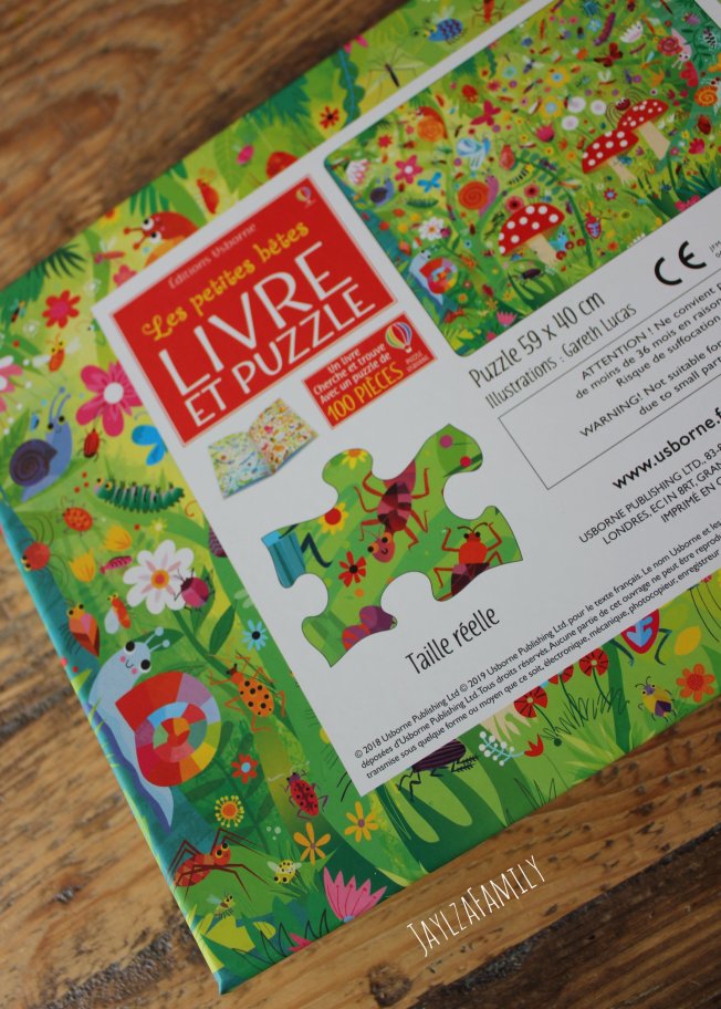 Les Petites Bêtes Livre et Puzzle Editions Usborne