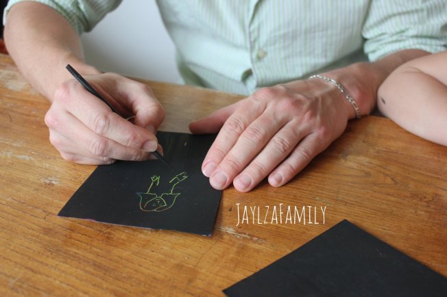 DIY cartes à gratter maison