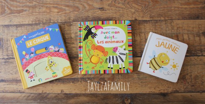 Mon anim'agier Le cirque Auzou éveil ; Avec mon doigt... Les animaux Editions Usborne ; Mes petites couleurs Jaune Tam tam