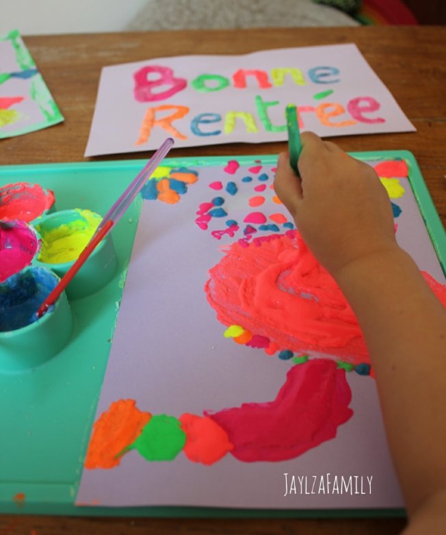 Peinture Cléopâtre DIY Peinture gonflante Puffy Paint Peinture propre Activité créative enfants