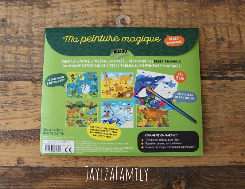 Ma première pochette d'artiste Ma peinture magique Bébés animaux Auzou