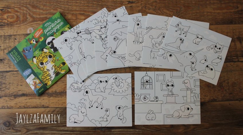 Ma première pochette d'artiste Ma peinture magique Bébés animaux Auzou