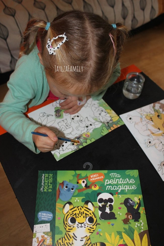 Ma première pochette d'artiste Ma peinture magique Bébés animaux Auzou