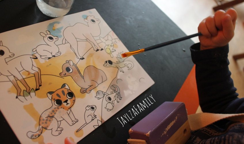 Ma première pochette d'artiste Ma peinture magique Bébés animaux Auzou