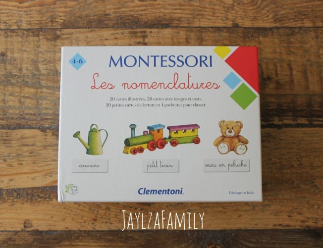 Coffret Montessori Clementoni les nomenclatures